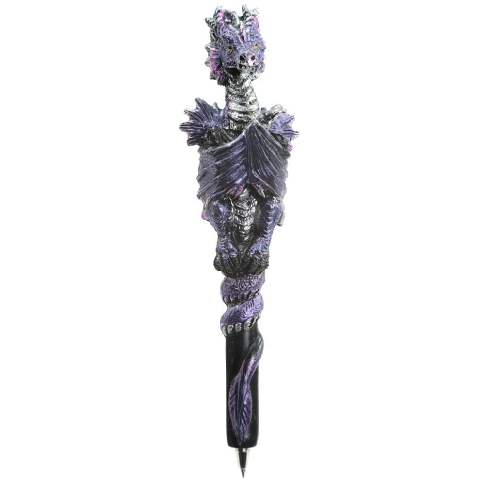 Stylo bille Dragon violet nacre