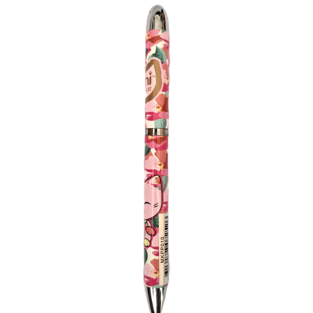 Stylo bille rotatif Maneki Neko blanc – Mani The Lucky Cat