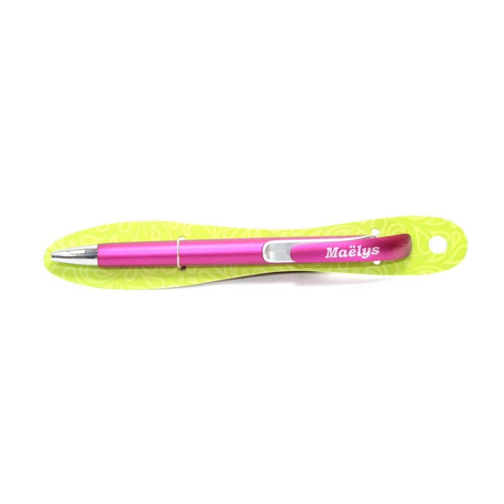 Stylo bille rétractable Prénom Maëlys