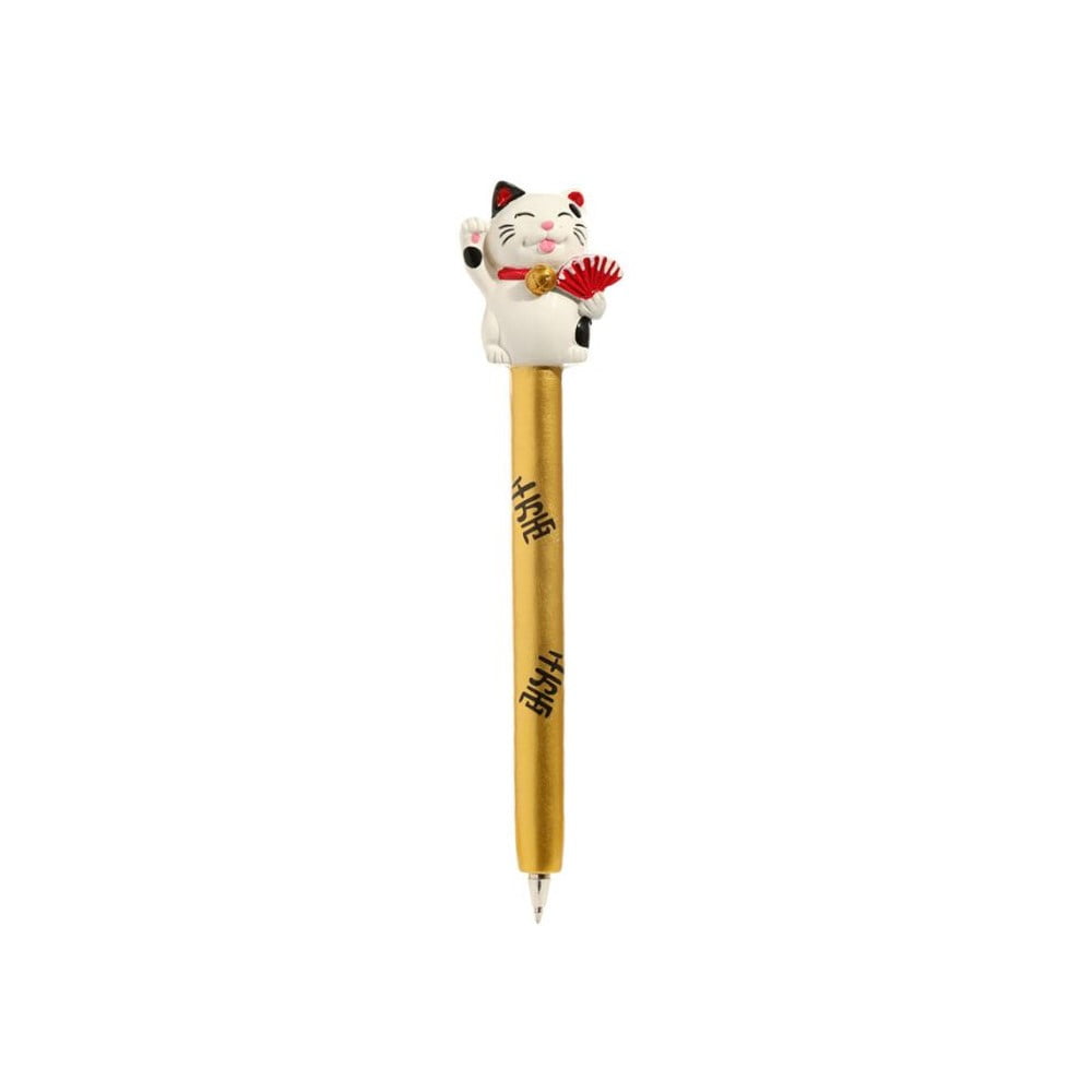 Stylo Maneki Neko éventail rouge