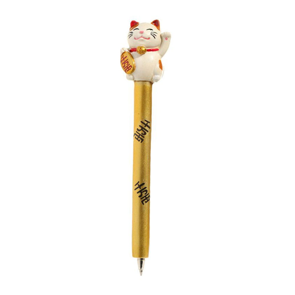 Stylo Maneki Neko Caractères rouge