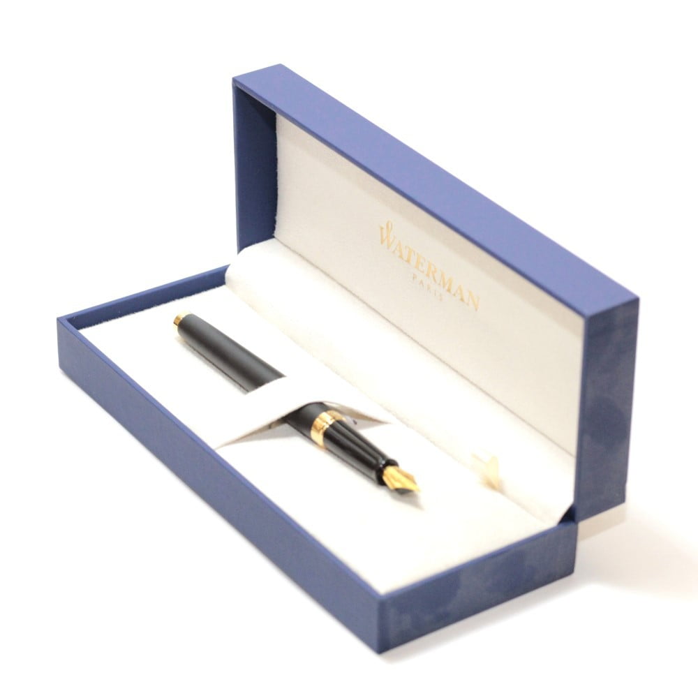 Stylo plume Waterman Noir et or