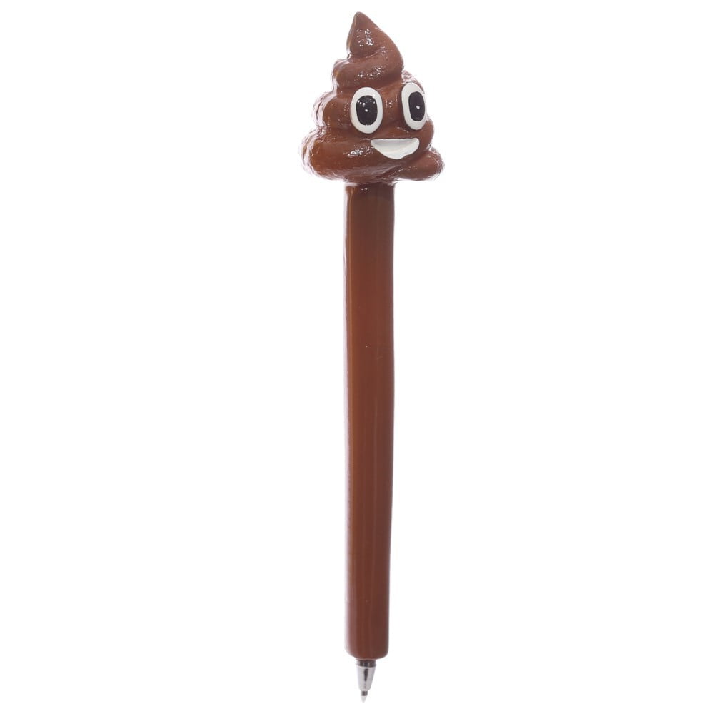 Stylo Emoticone poop marron