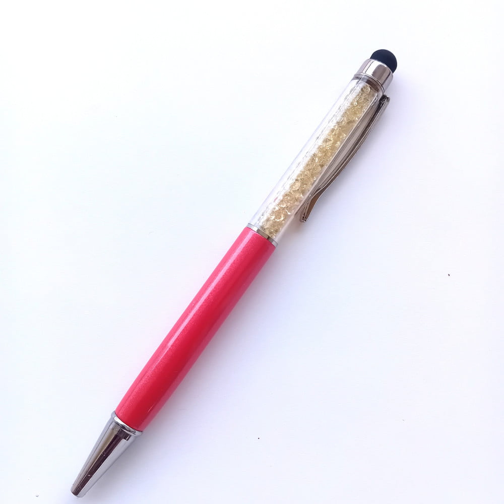 Stylo strass avec stylet Marseille rouge