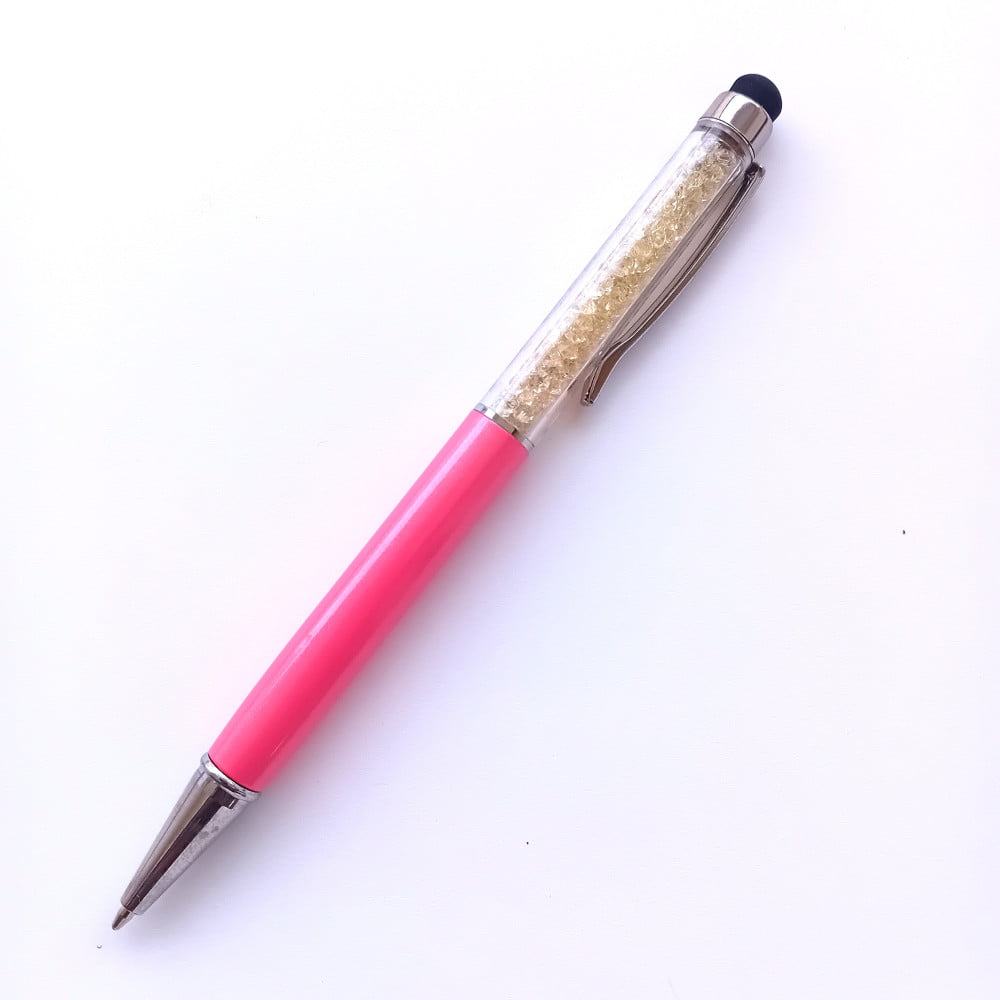 Stylo strass avec stylet Marseille Rose