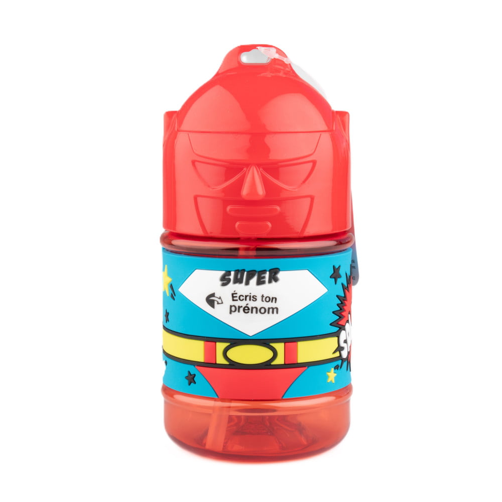 Super gourde personnalisable rouge Super