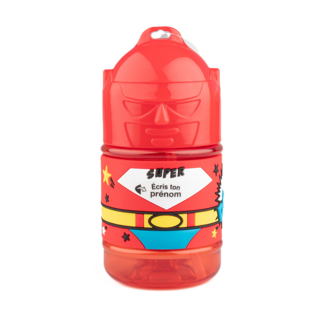 Super gourde personnalisable rouge Super 2