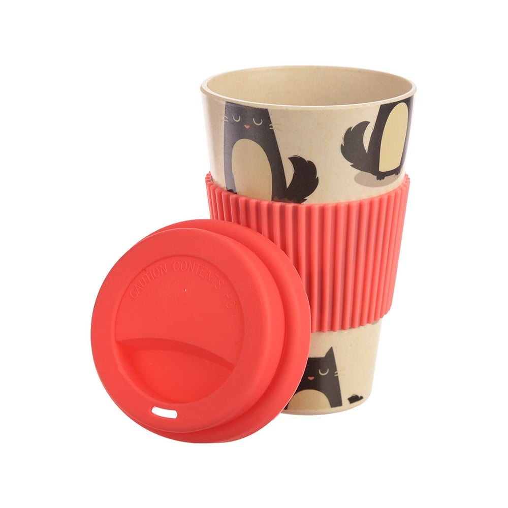 Tasse de voyage Bambou Feline fine