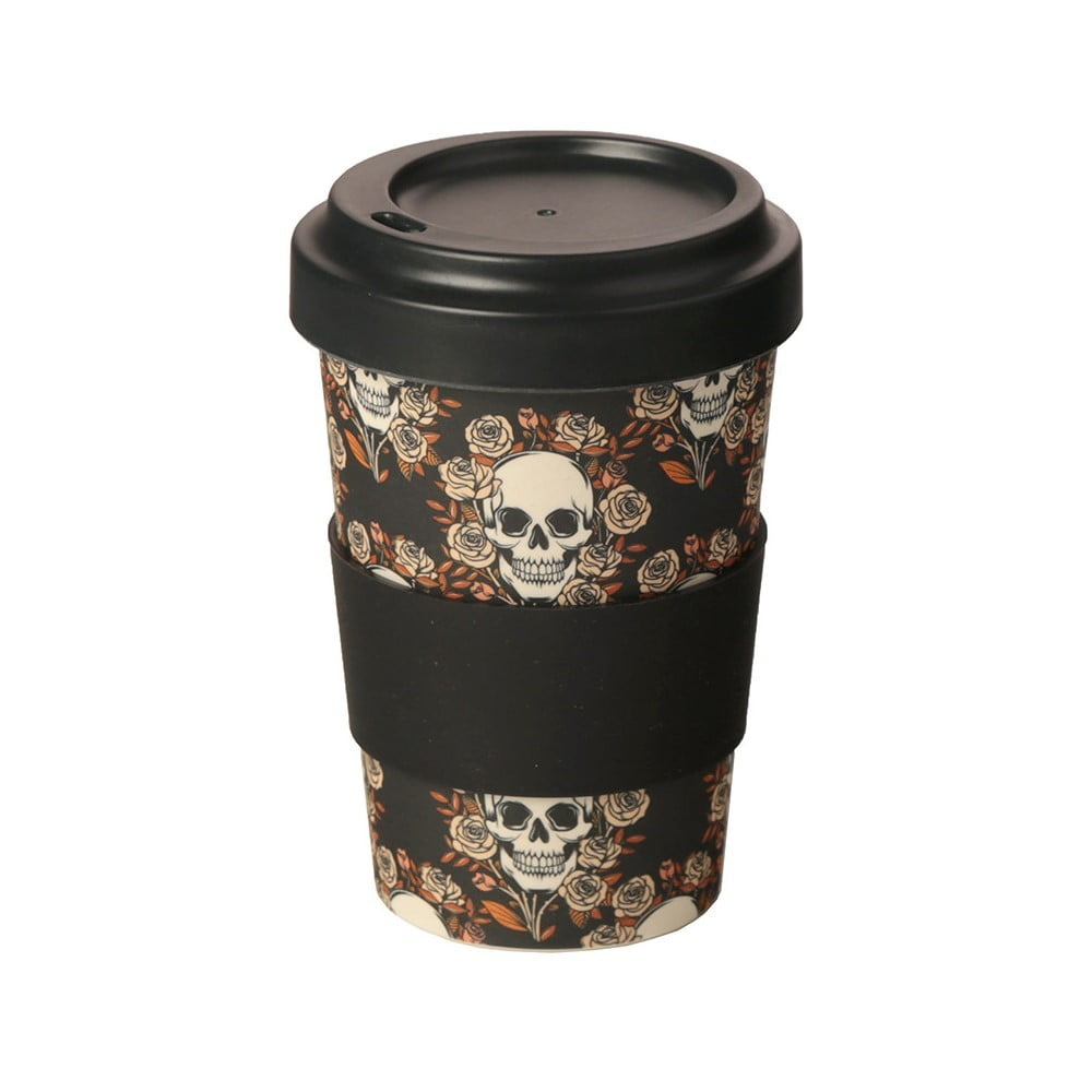 Tasse de voyage bambou Skull