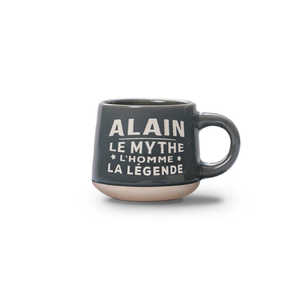 Tasse expresso Alain avec soucoupe assortie