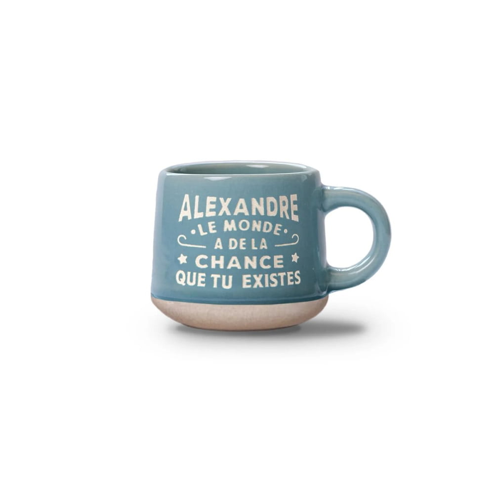 Tasse expresso Alexandre avec soucoupe assortie