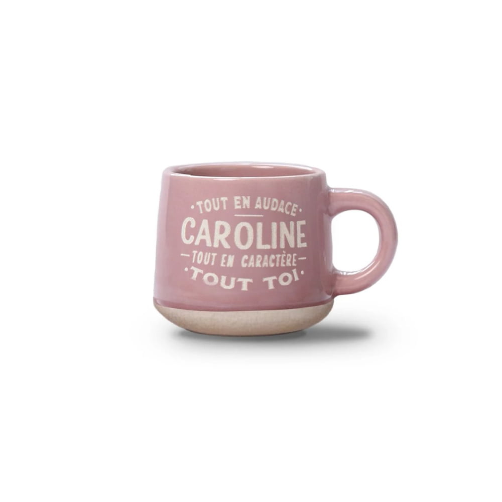 Tasse expresso Caroline avec soucoupe assortie