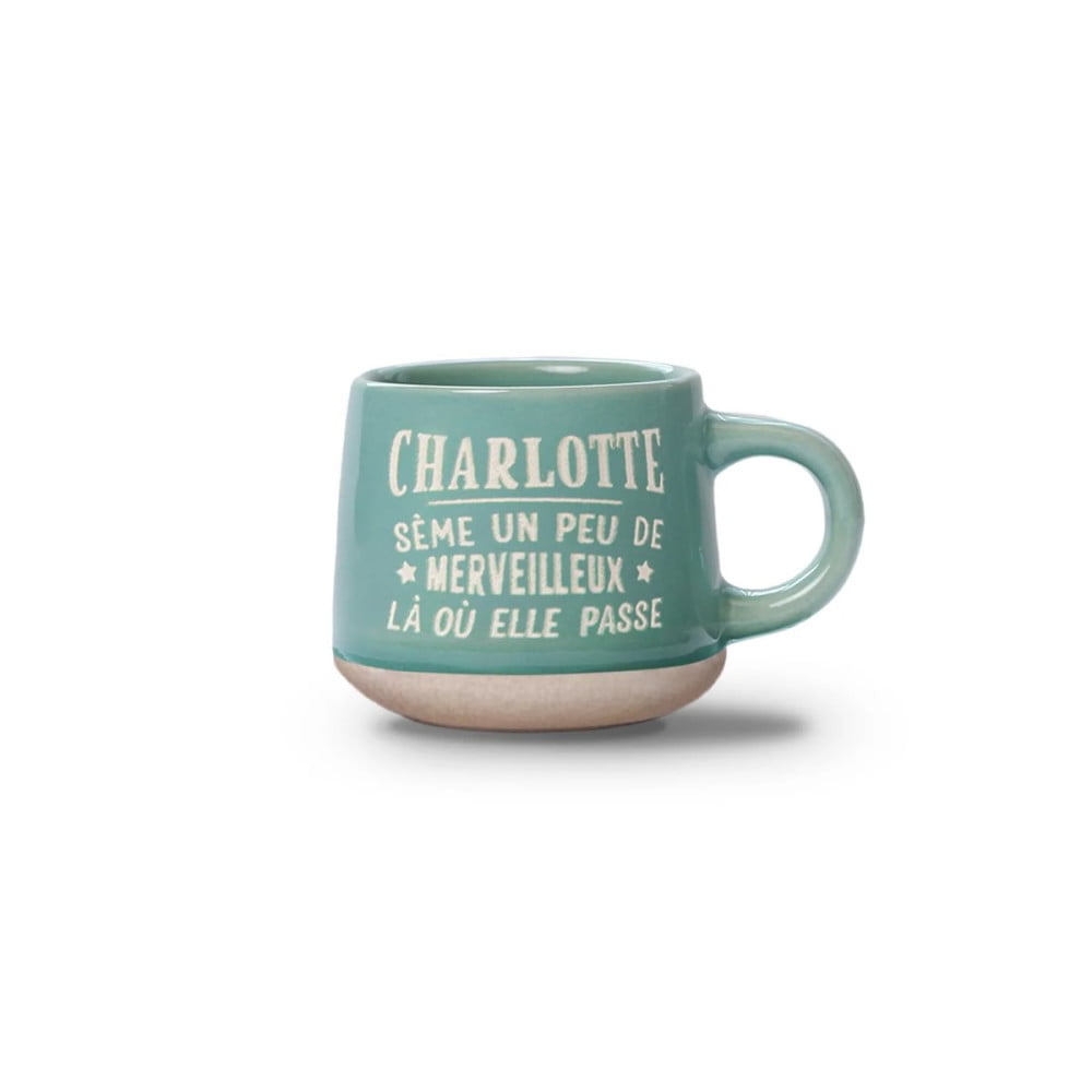 Tasse expresso Charlotte avec soucoupe assortie
