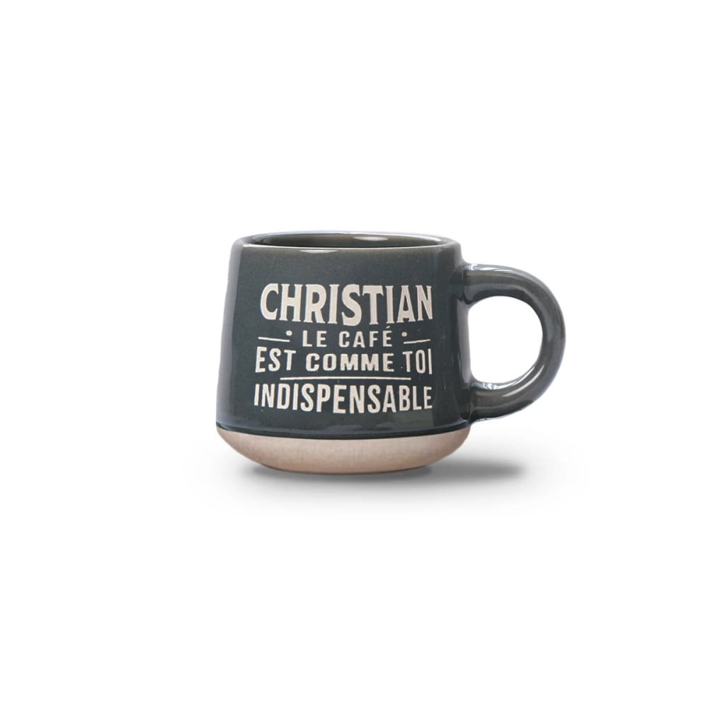 Tasse expresso Christian avec soucoupe assortie