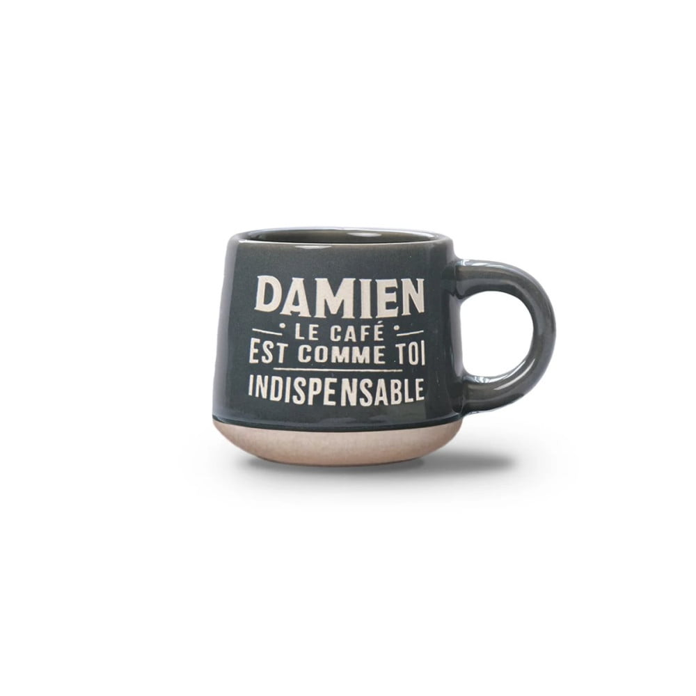 Tasse expresso Damien avec soucoupe assortie