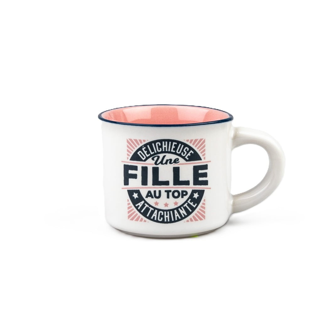 Tasse expresso Fille au top avec soucoupe