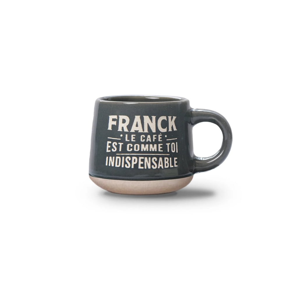 Tasse expresso Franck avec soucoupe assortie