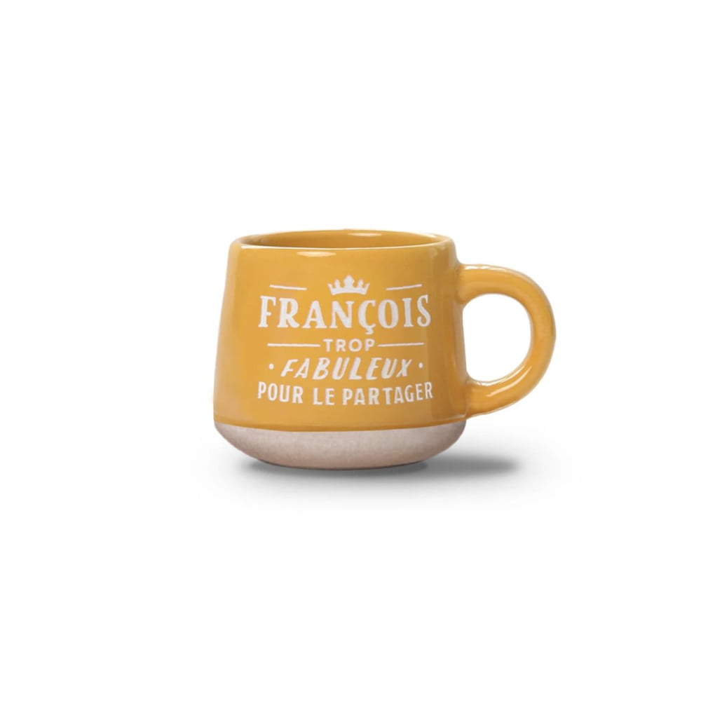 Tasse expresso François avec soucoupe assortie
