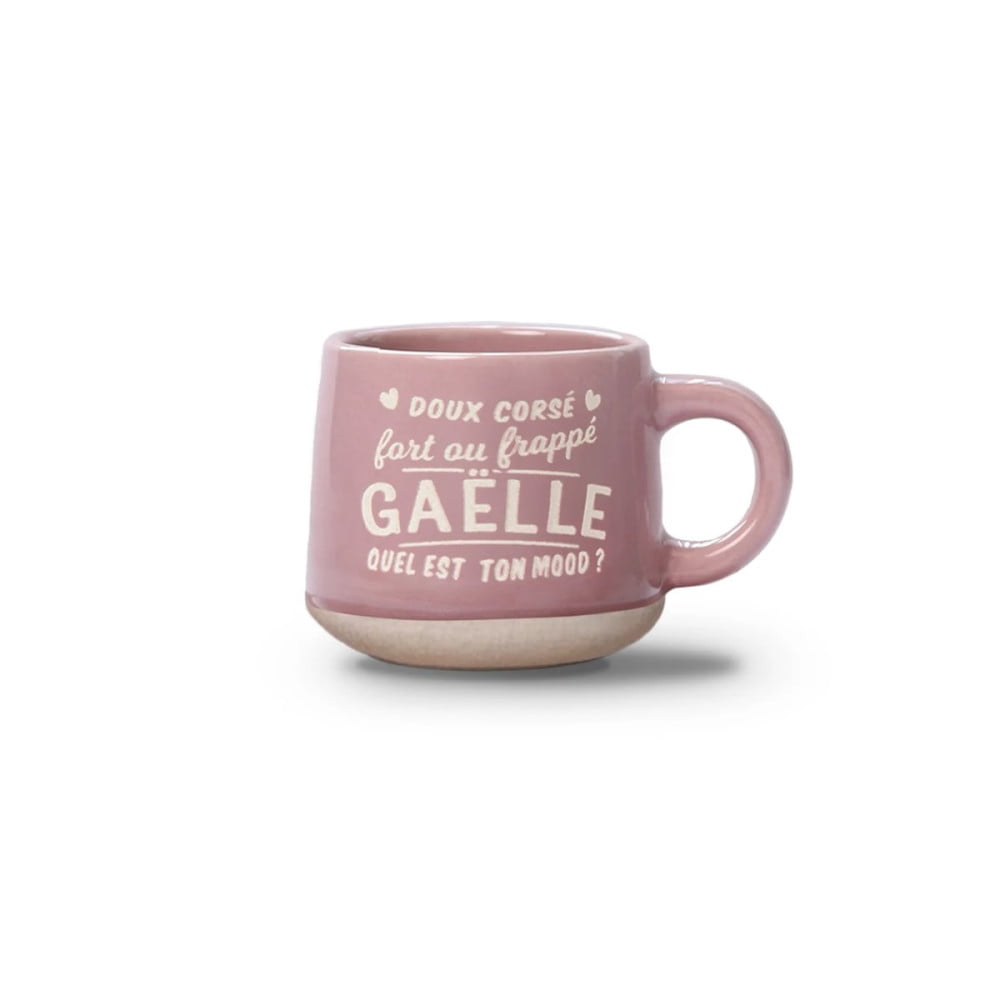 Tasse expresso Gaëlle avec soucoupe assortie