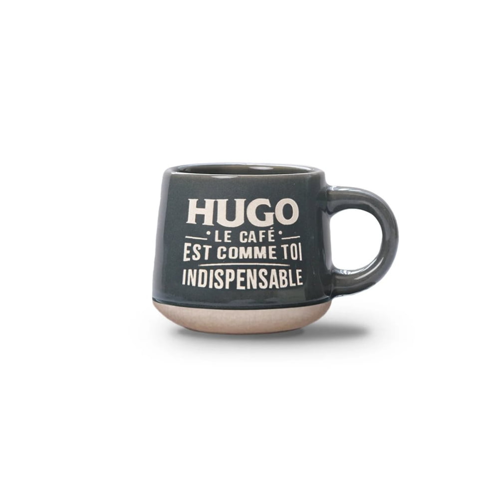 Tasse expresso Hugo avec soucoupe assortie