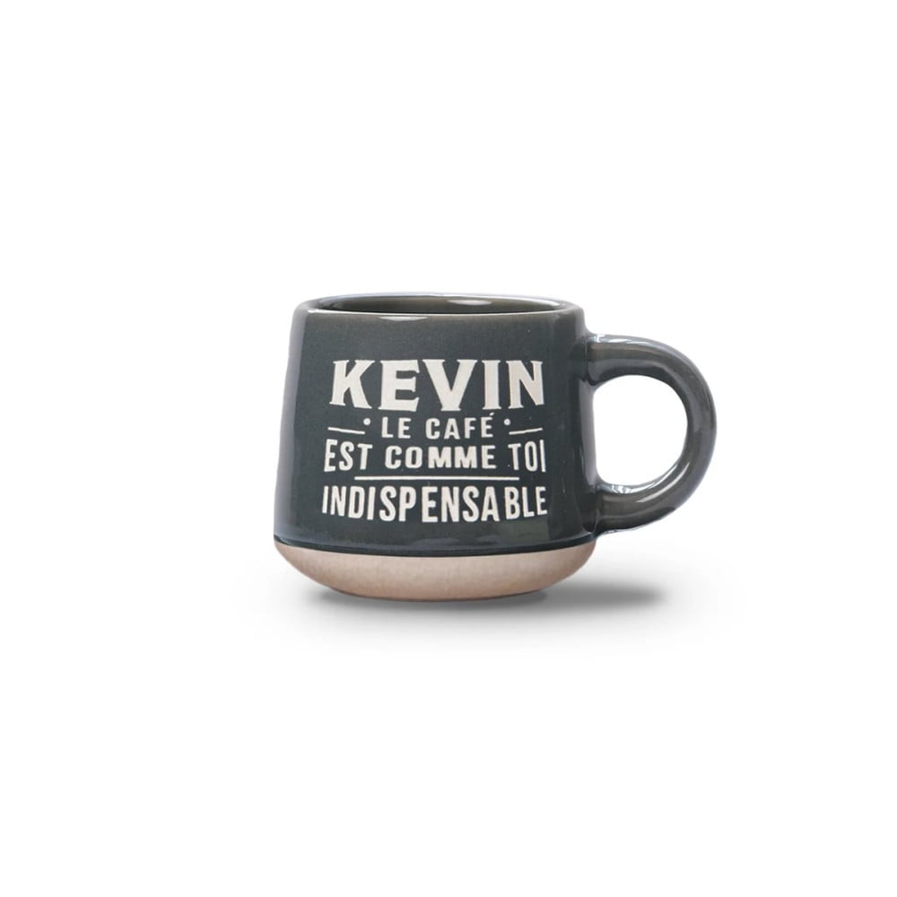 Tasse expresso Kevin avec soucoupe assortie