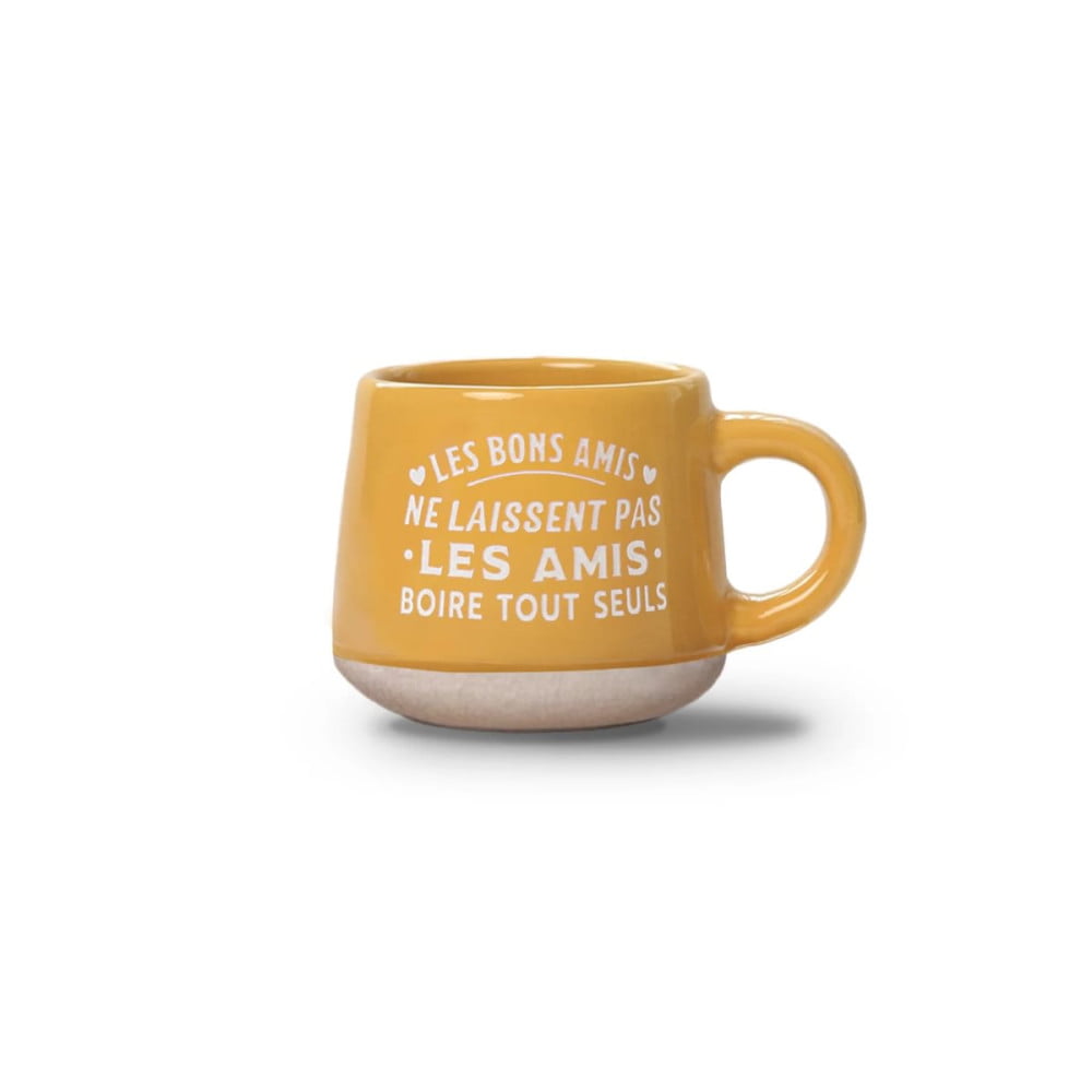 Tasse expresso Les amis avec soucoupe assortie