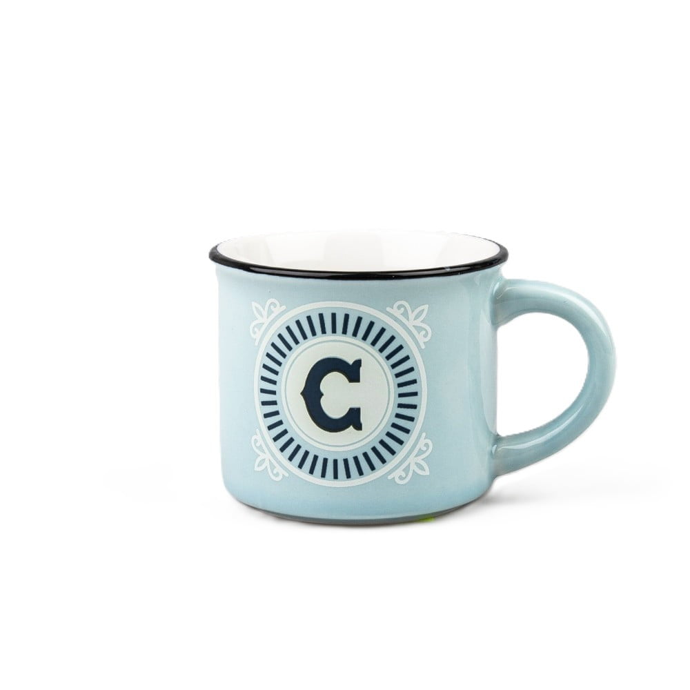 Tasse expresso Lettre C avec soucoupe