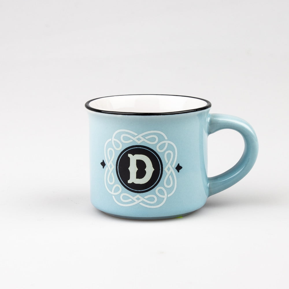 Tasse expresso lettre D