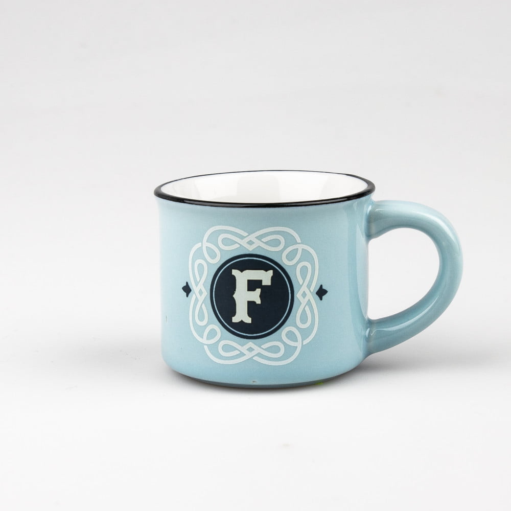 Tasse expresso Lettre F