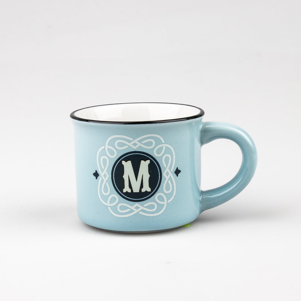 Tasse expresso lettre M