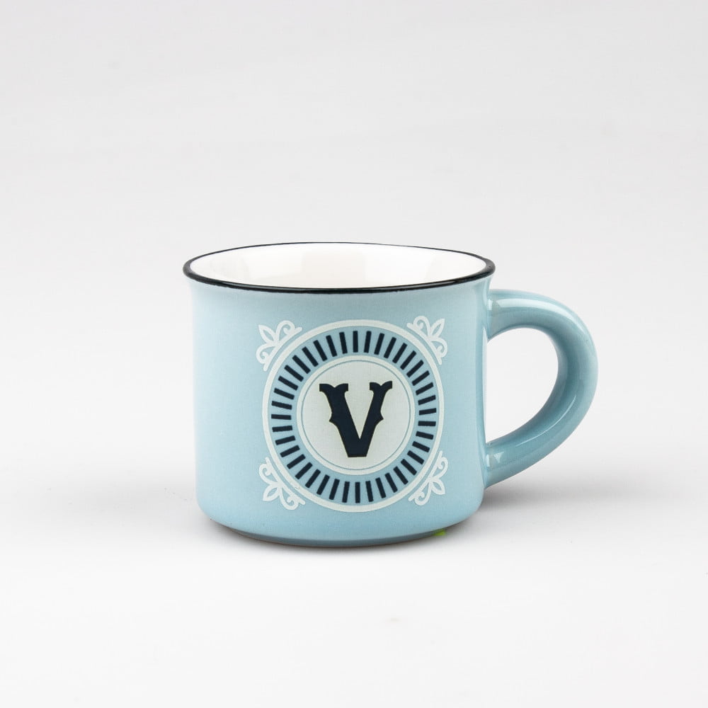 Tasse expresso Lettre V