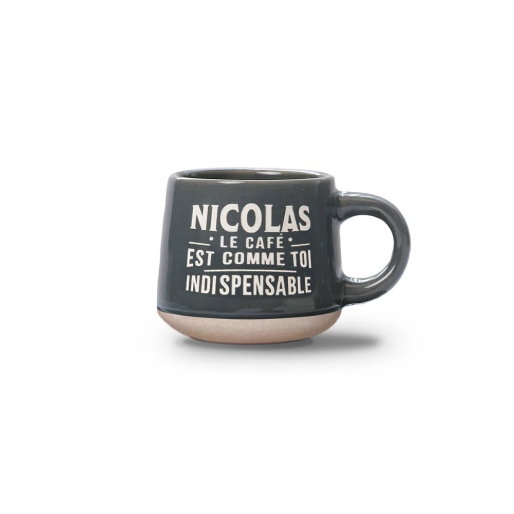 Tasse expresso Nicolas avec soucoupe assortie