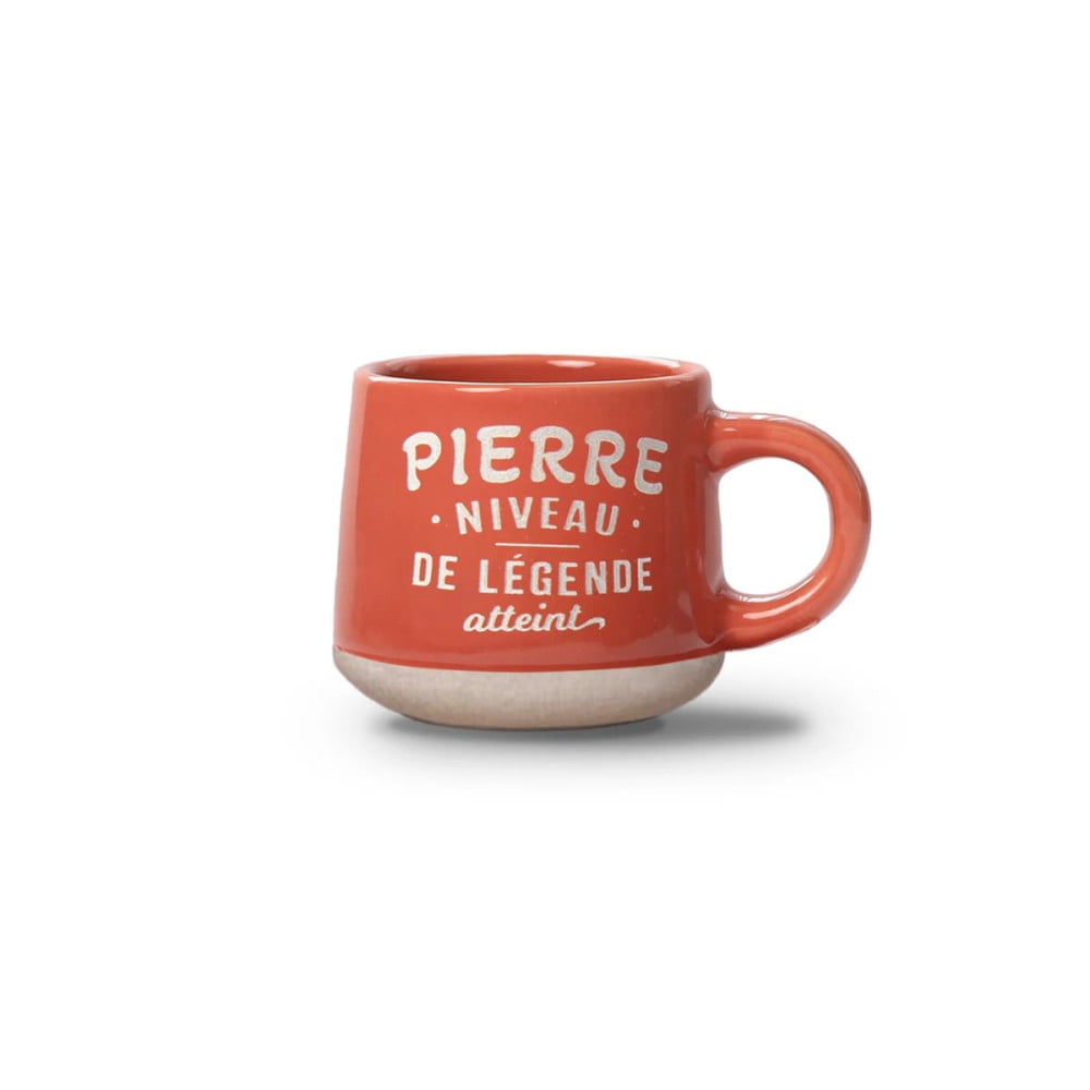 Tasse expresso Pierre avec soucoupe assortie