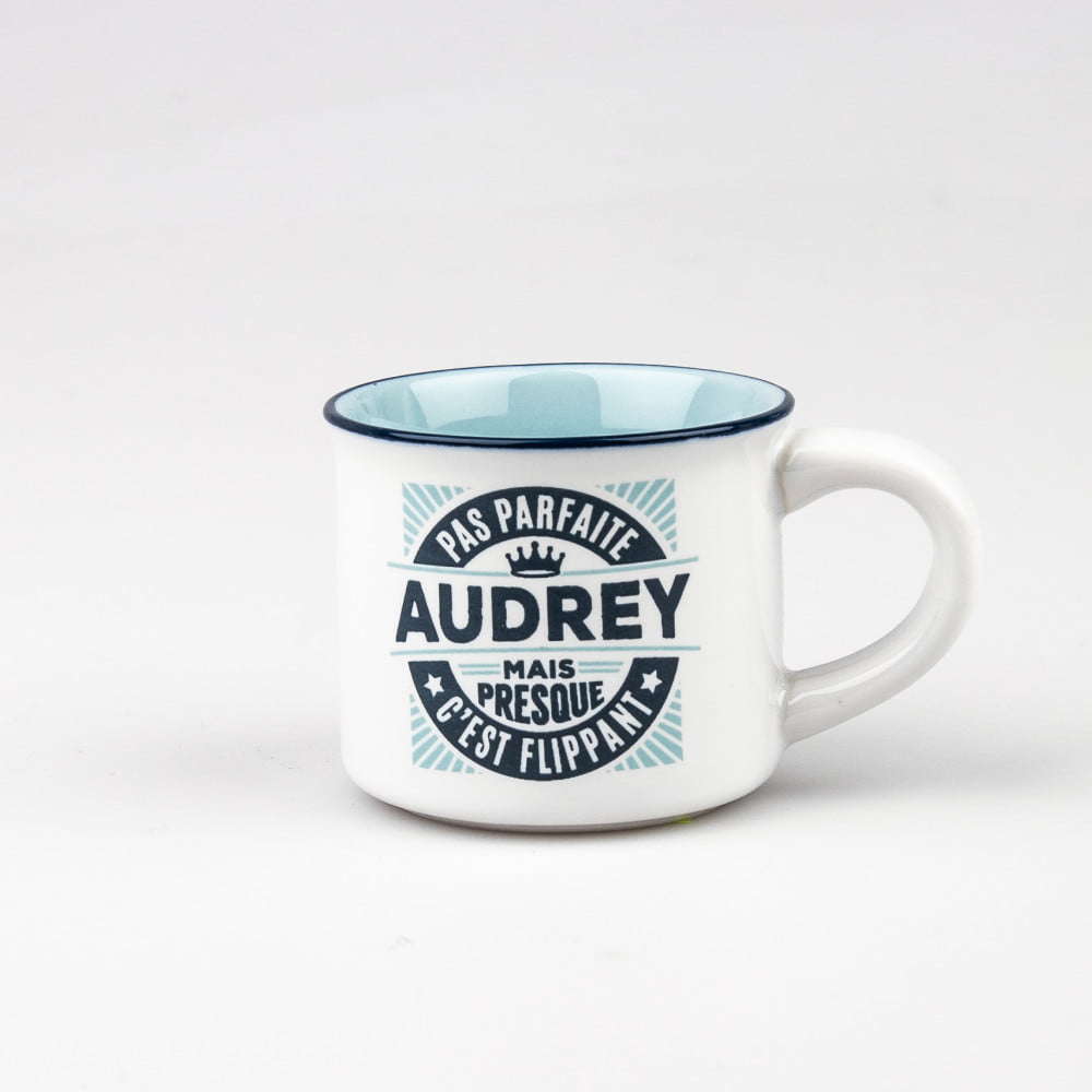 Tasse expresso prénom Audrey