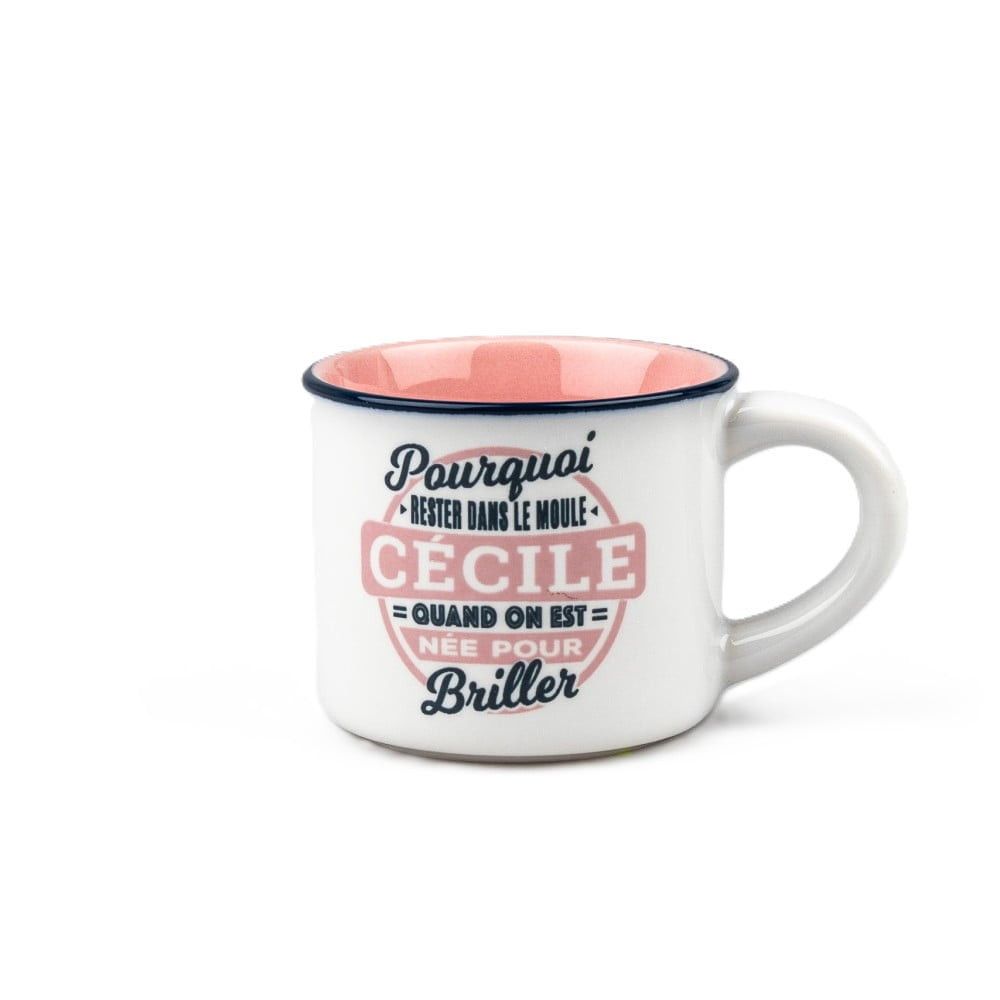 Tasse expresso Cécile avec soucoupe