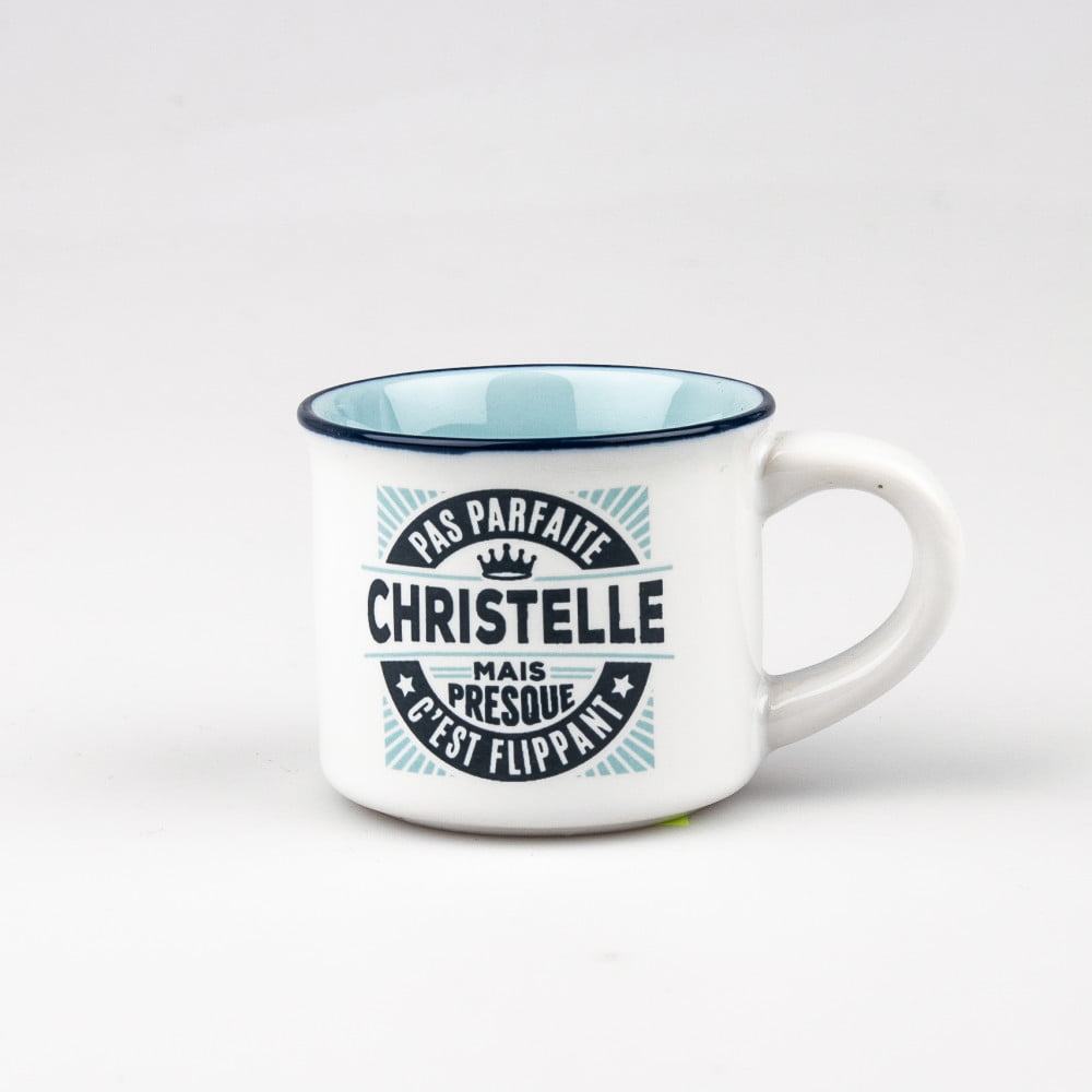 Tasse expresso prénom Christelle