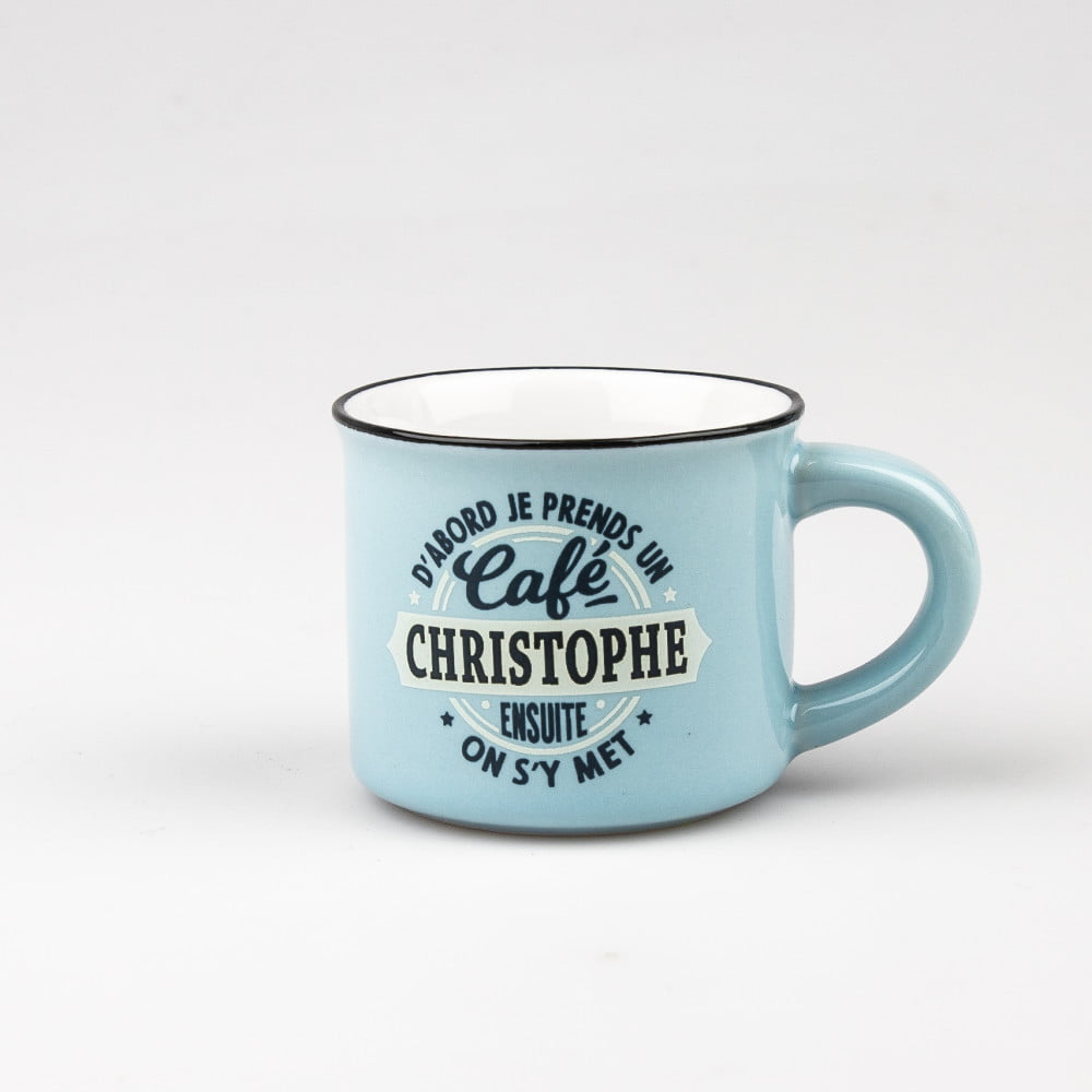 Tasse expresso prénom Christophe