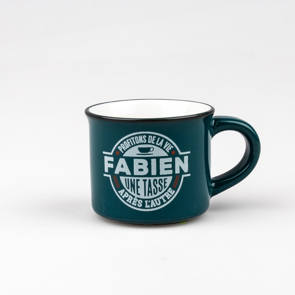 Tasse expresso Prénom Fabien