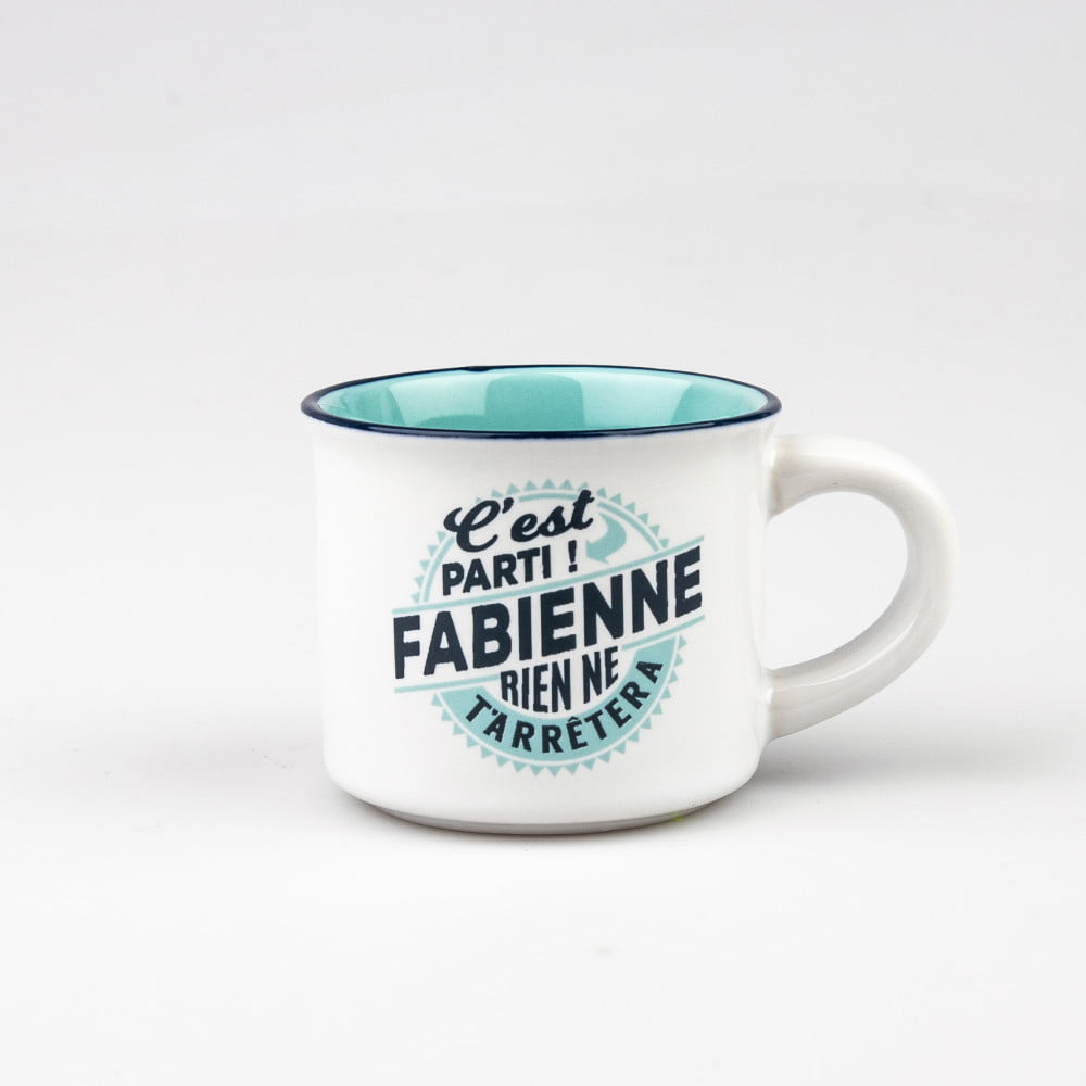 Tasse expresso Prénom Fabienne