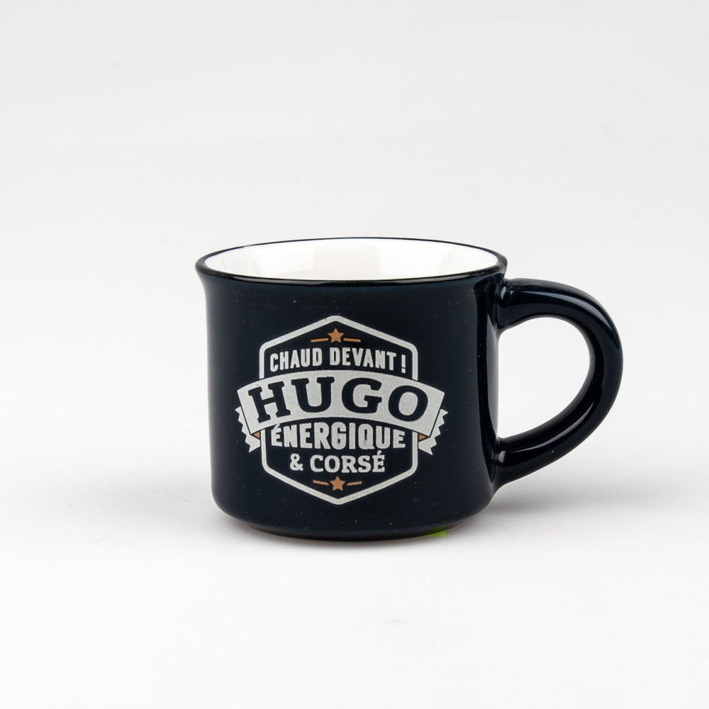 Tasse expresso prénom Hugo