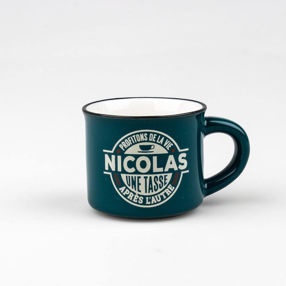 Tasse expresso prénom Nicolas