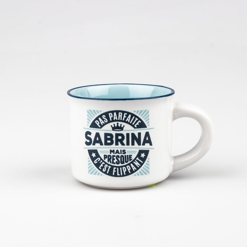 Tasse expresso prénom Sabrina