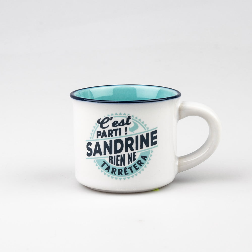 Tasse expresso prénom Sandrine