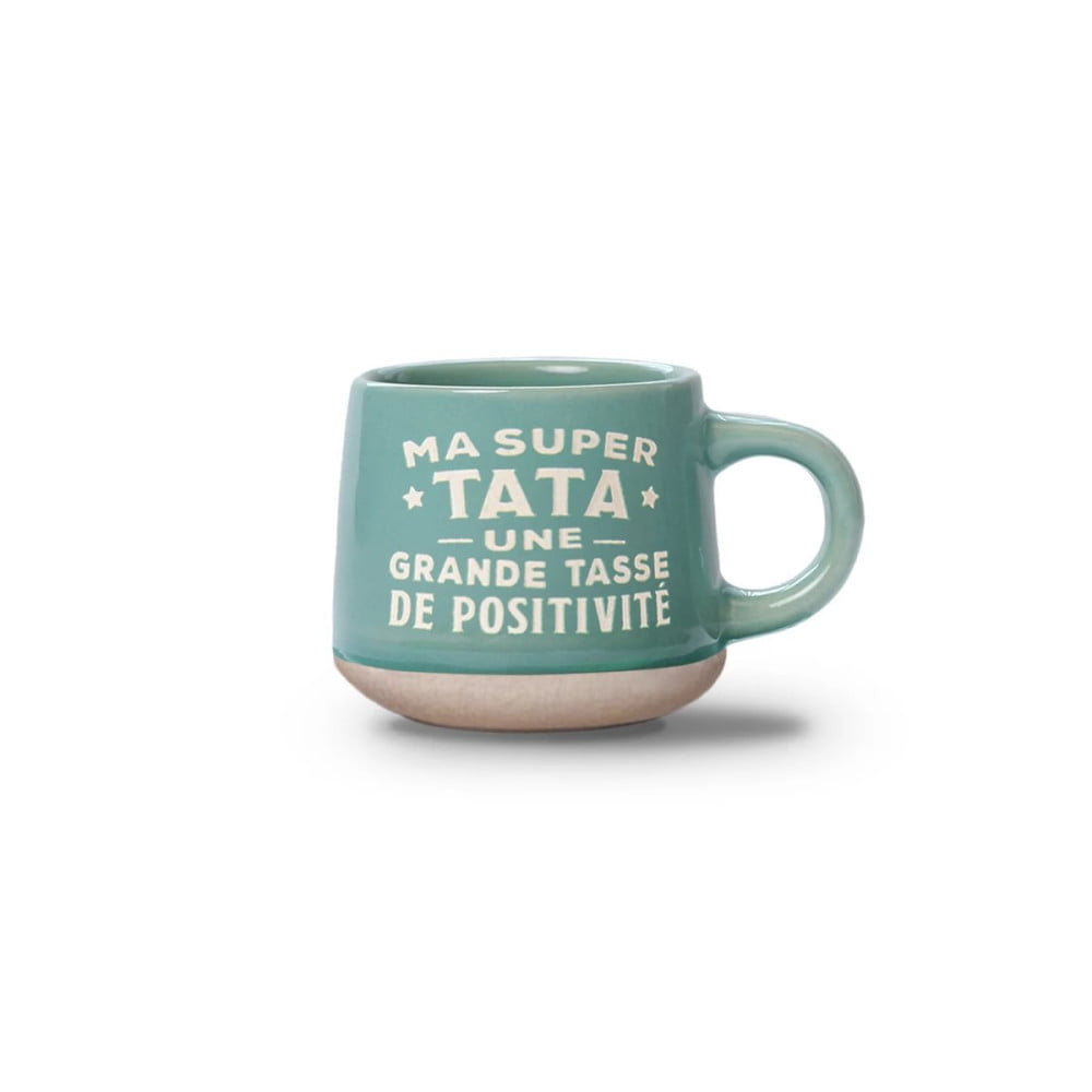 Tasse expresso Tata avec soucoupe assortie