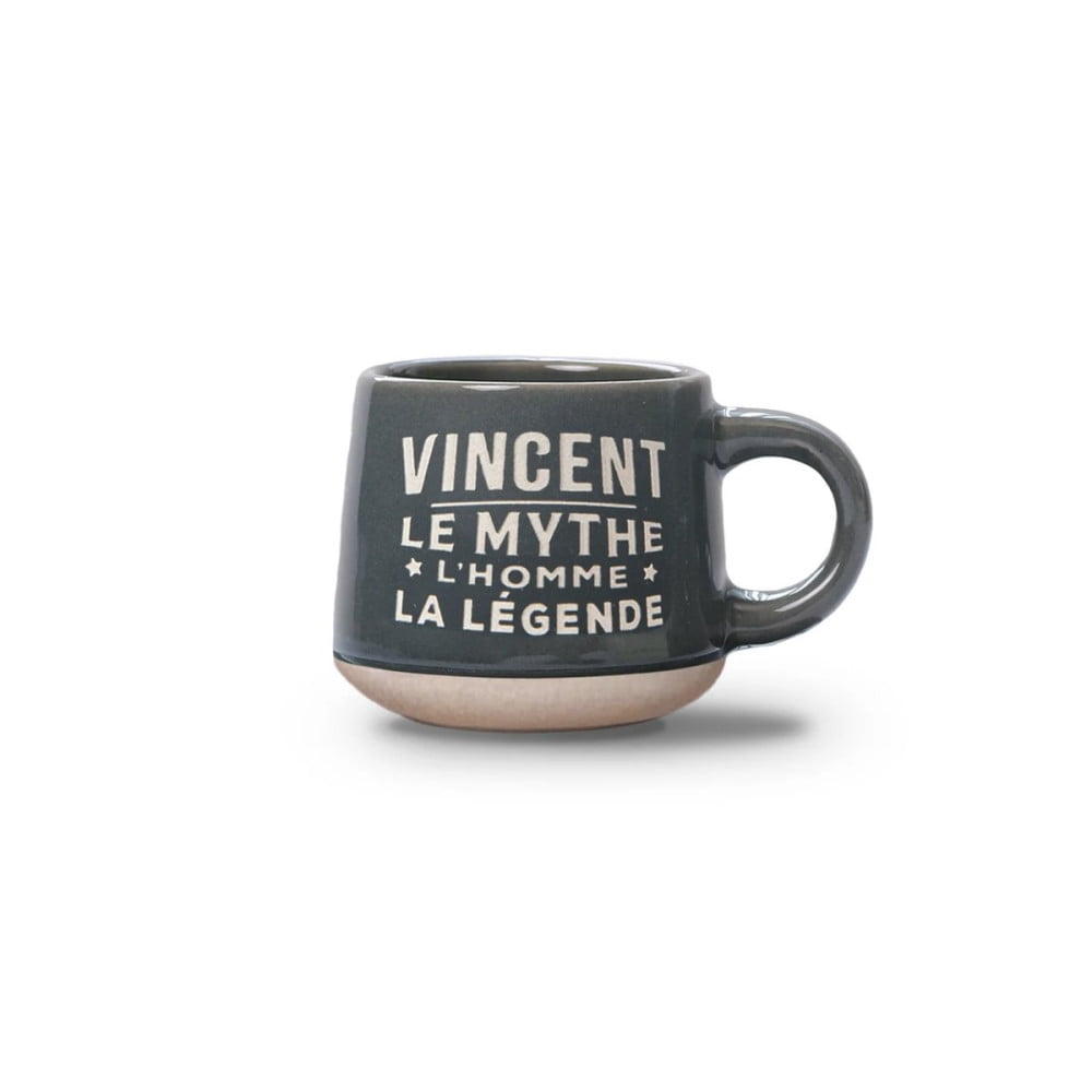Tasse expresso Vincent avec soucoupe assortie