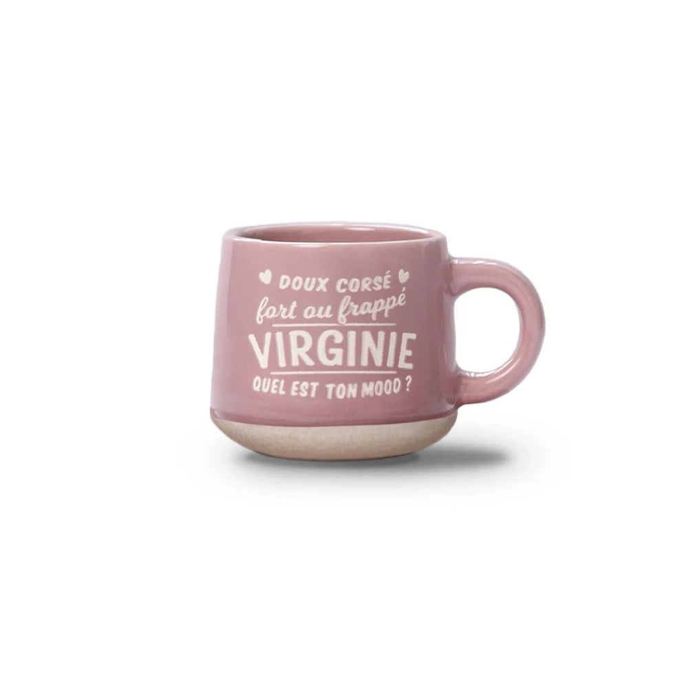 Tasse expresso Virginie avec soucoupe assortie