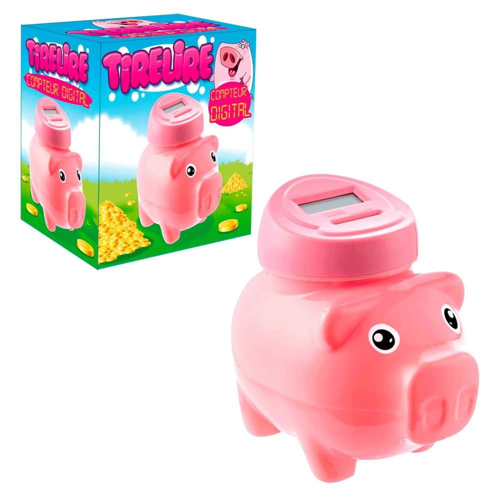 Tirelire compteuse cochon 