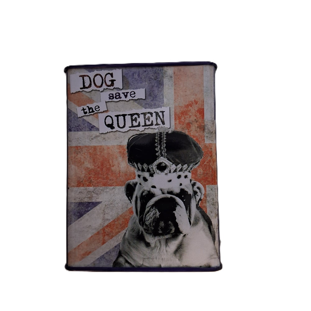 Tirelire humoristique  London Dog Save the Queen
