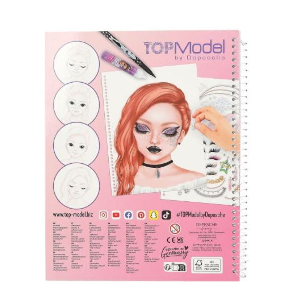 TOPModel Album à colorier Make up Talita