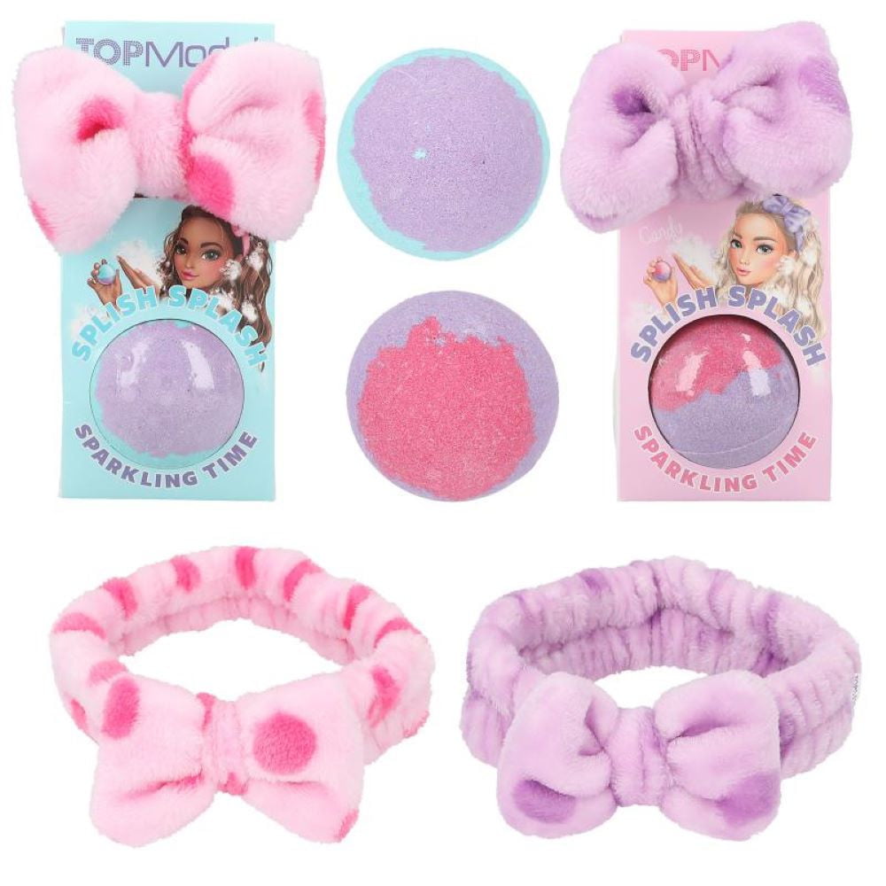TOPModel Boule de bain et bandeau pour les cheveux Beauty and Me Nyela
